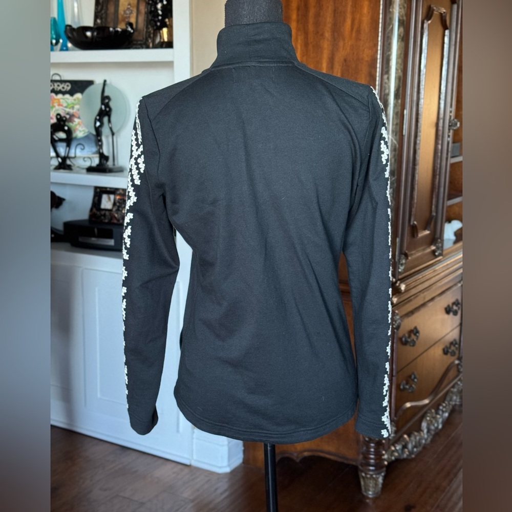 Lauren Ralph Lauren Black Embroidery Active Jacket - Picture 3 of 11